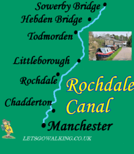 Rochdale Canal walking holiday in UK with Lets Go Walking